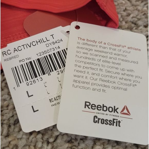 Reebok Crossfit Activchill Tee Size L - Picture 3 of 3